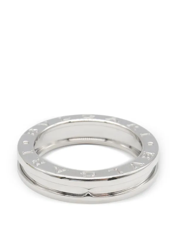 Bvlgari Pre-owned 2010 18kt White Gold B-zero 1 Ring in Silver
