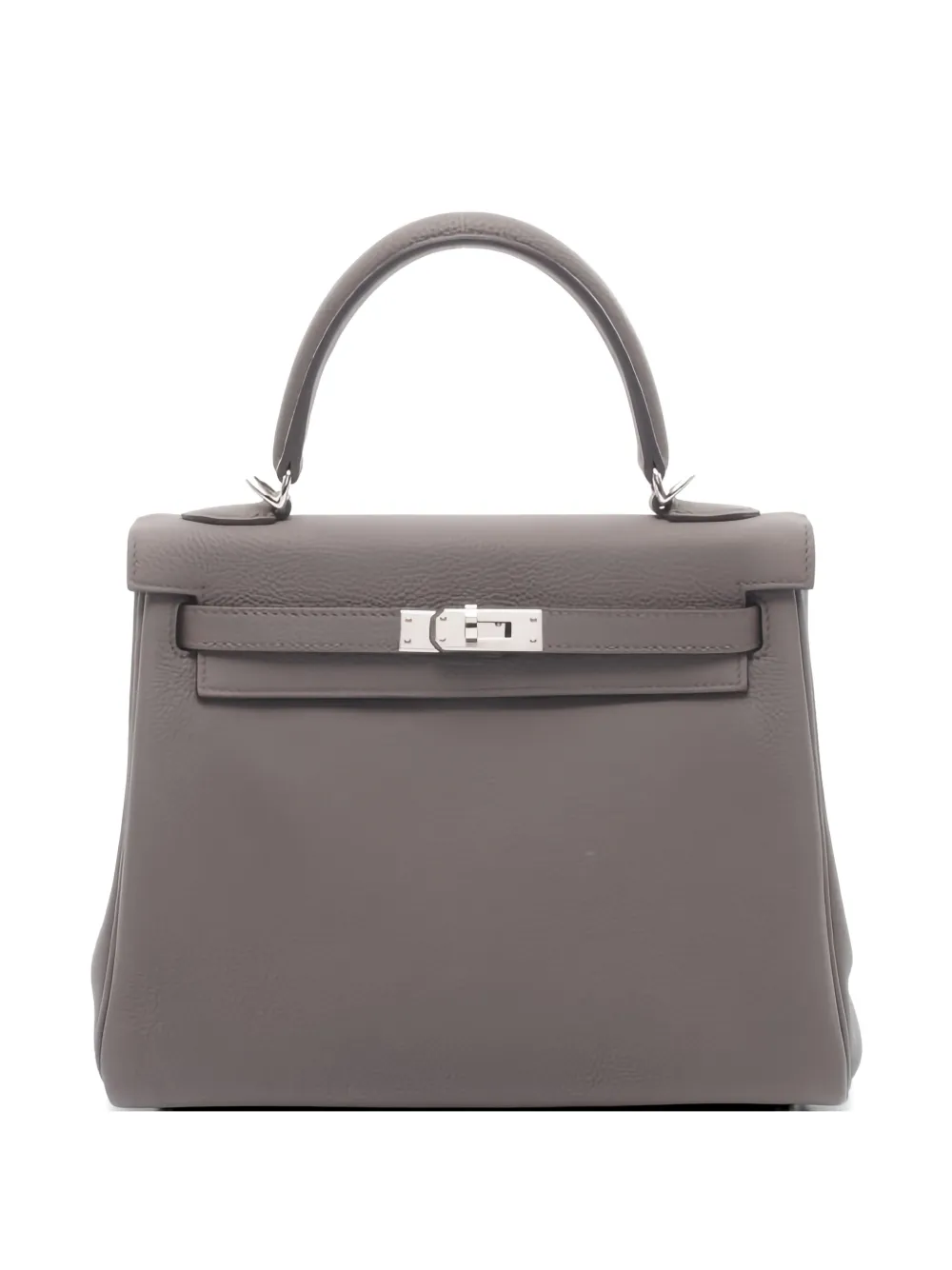 Hermès Pre-Owned 2021 25 Kelly leather tote bag - Grigio