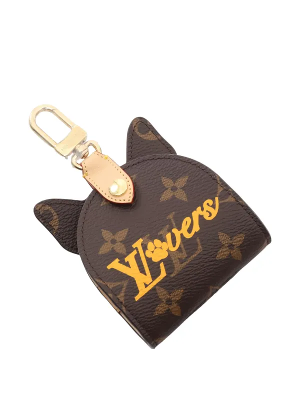 Louis Vuitton Pre-Owned 2024 Shiba Monogram Bag Charm | Brown