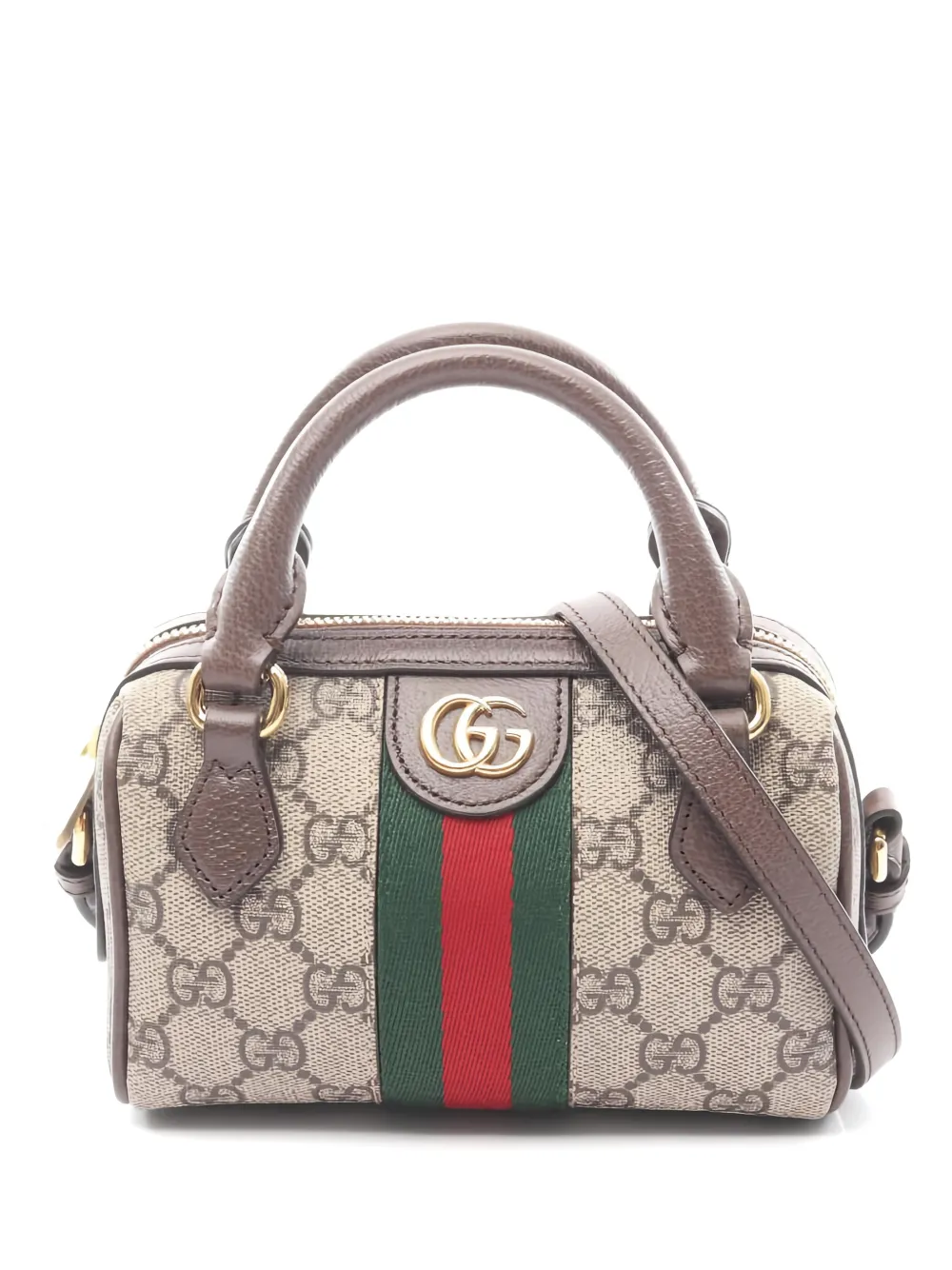 Gucci Pre-Owned Borsa a mano Ophidia two-way mini - Toni neutri