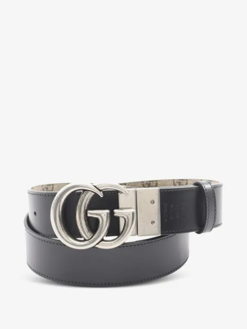 Gucci Pre-Owned 2020s GG Supreme reversible leather belt