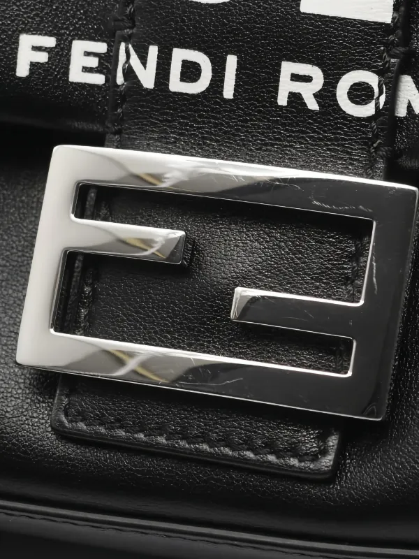 Fendi Pre-Owned x Marc Jacobs Mamma Baguette Leather Tote Bag