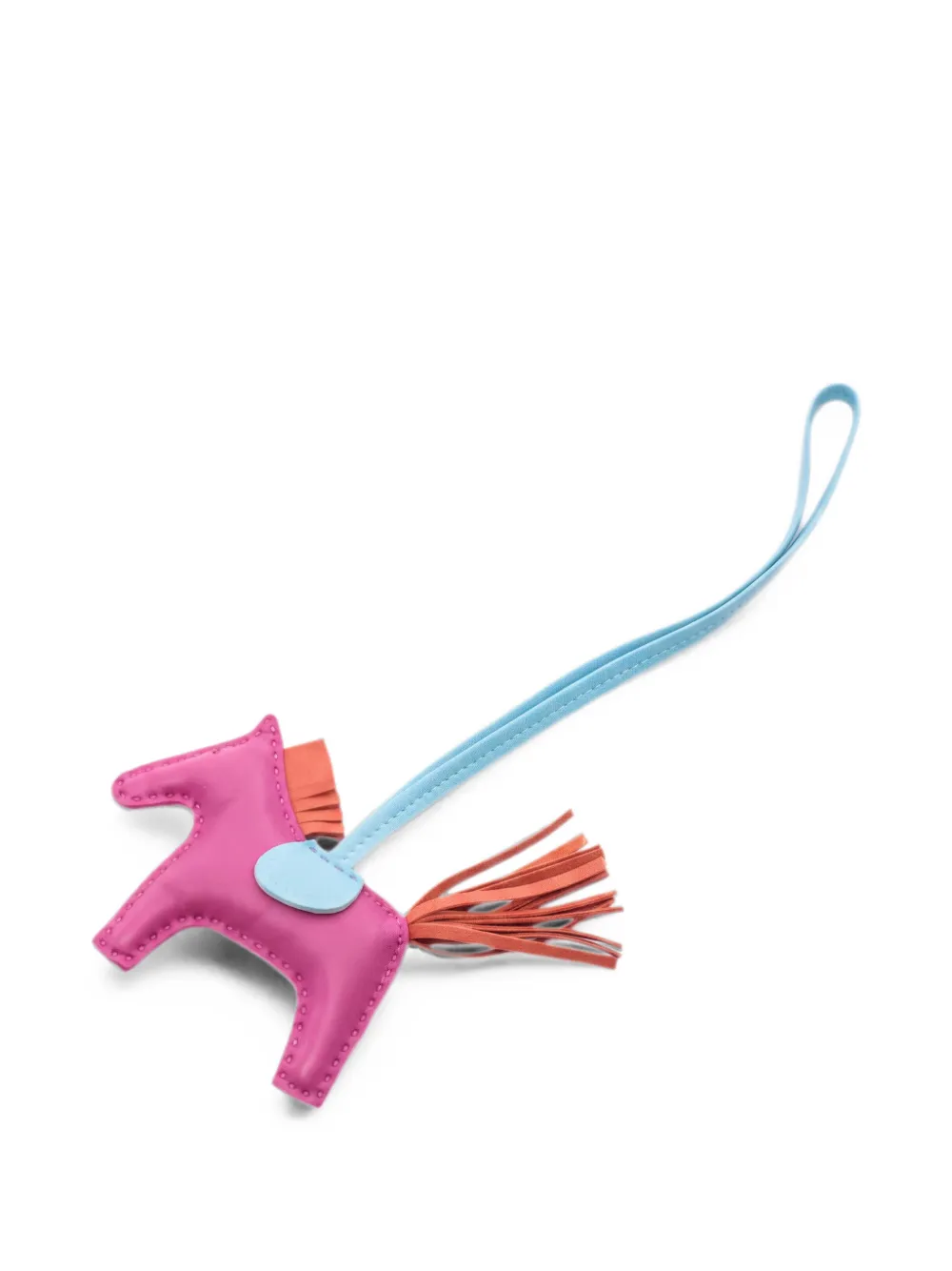 Hermès Pre-Owned 2017 PM Rodeo bag charm - Rosa