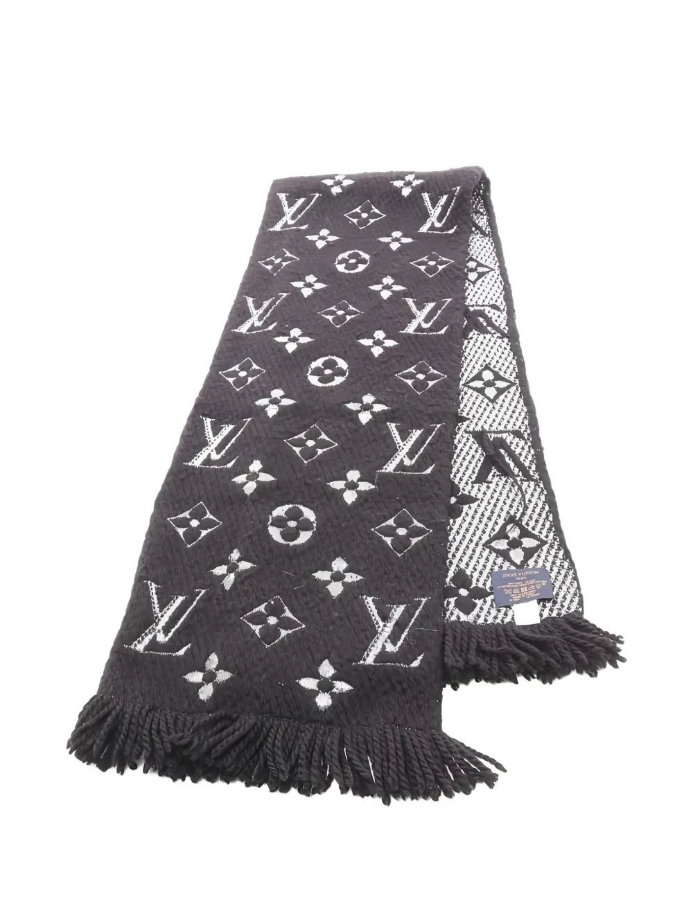 Louis Vuitton Pre-Owned Sciarpa Logomania jacquard 2018 - Nero