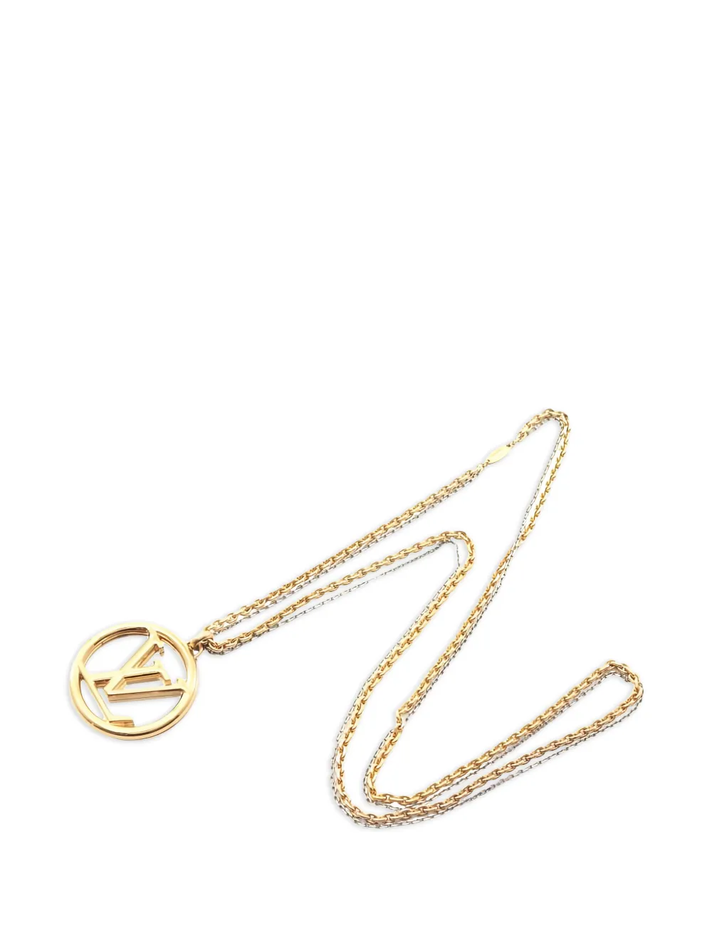 Louis Vuitton Pre-Owned Collana a catena con pendente 2019 - Oro