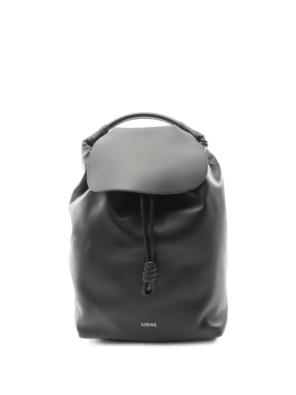 Loewe Pre-Owned 2020s Flamenco leather backpack - Schwarz