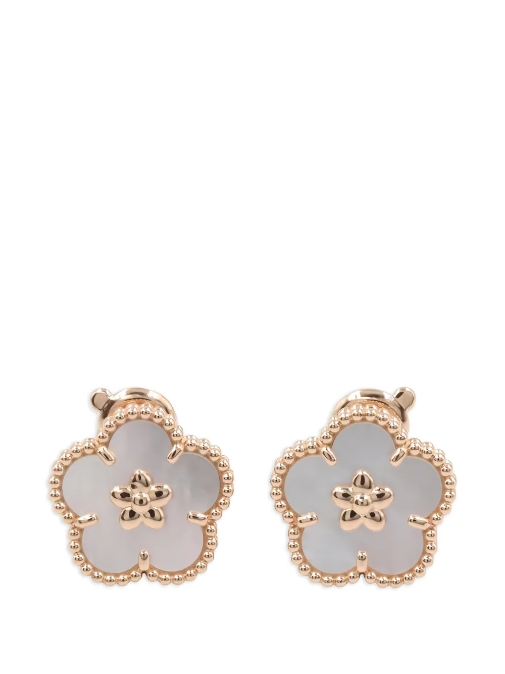 Van Cleef & Arpels Pre-Owned 2010s Lucky Spring ピアス 18Kローズ