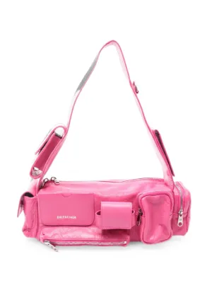 か*ず様 BALENCIAGA オーバサイズプルオーバーxs Balenciaga Pre-Owned 2010-2025 Leather Superbusy XS Shoulder Bag