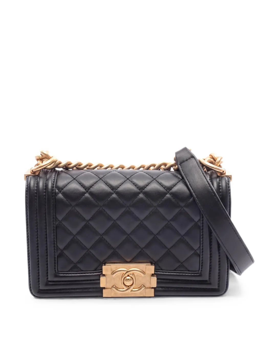 CHANEL Pre-Owned 2021s Boy Chanel chain shoulder bag - Nero