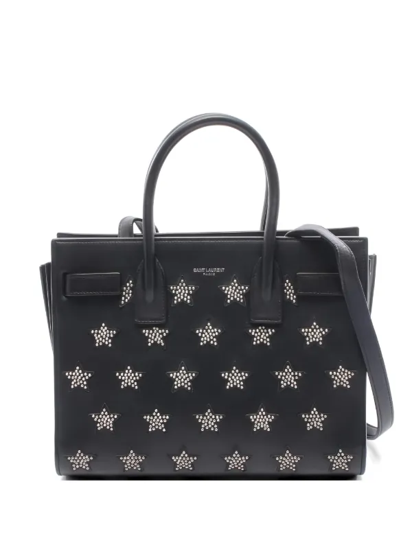 サンローラン サック・ド・ジュール スタッズ トートバッグ Saint Laurent Pre-Owned 2000s サック・ド・ジュール スタースタッズ