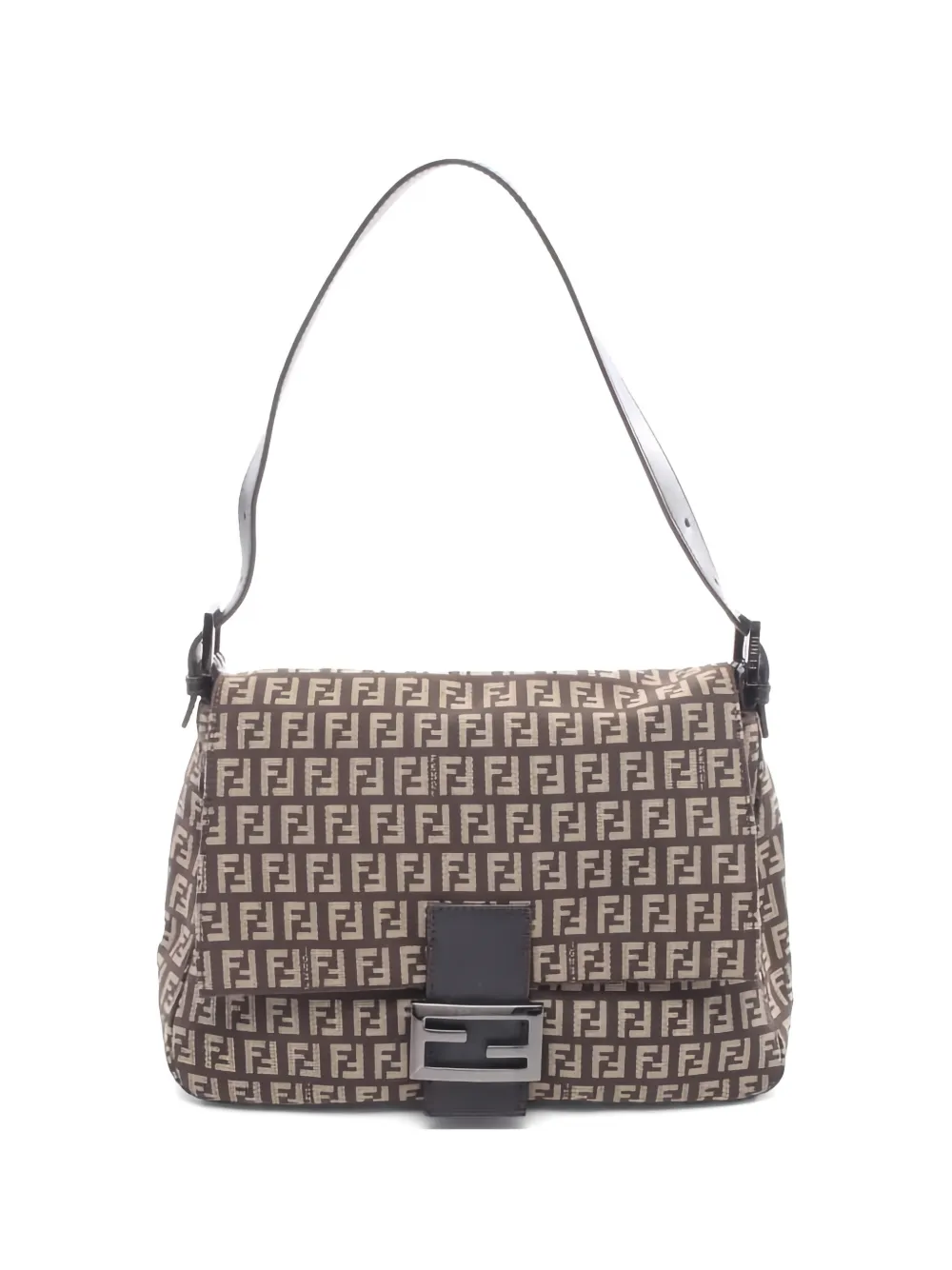 Fendi Pre-Owned 2010s Mamma Baguette Zucchino shoulder bag - Marrone