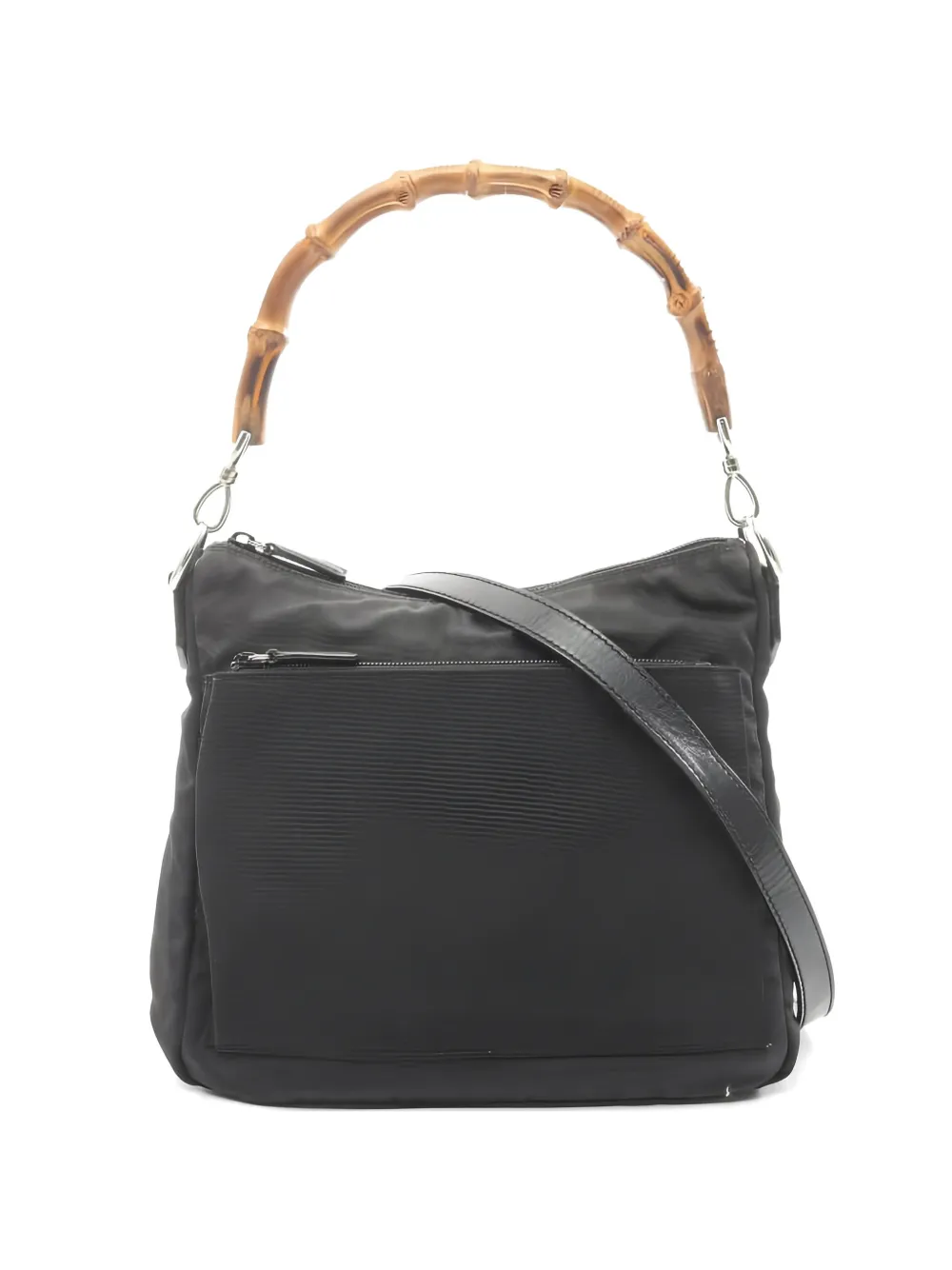 Gucci Pre-Owned Borsa tote in pelle anni 2000 - Nero