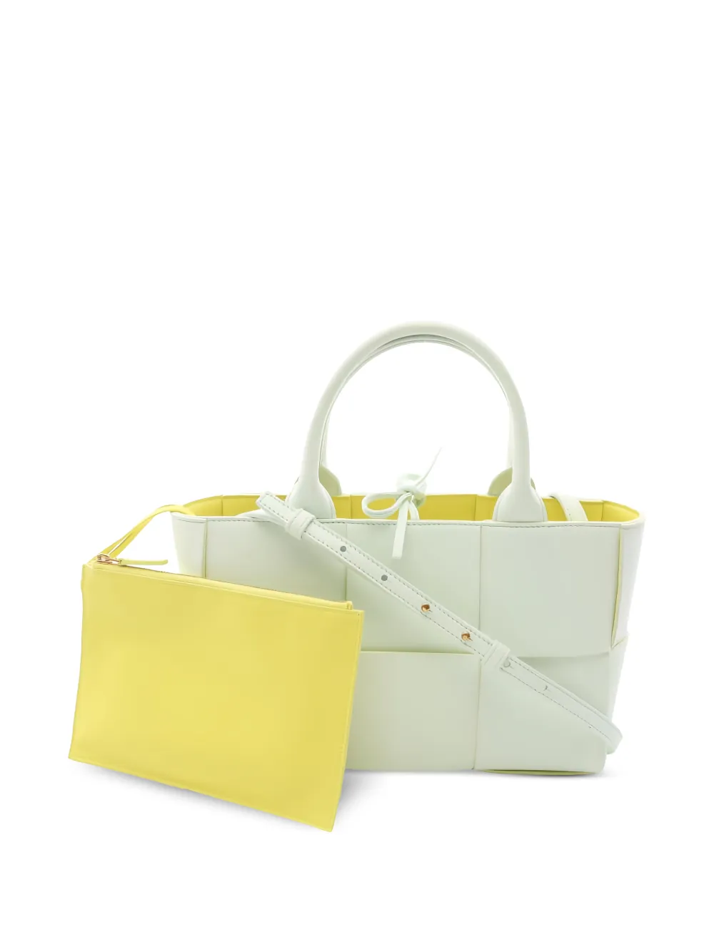 Bottega Veneta Pre-Owned mini Arco leather tote bag - Verde