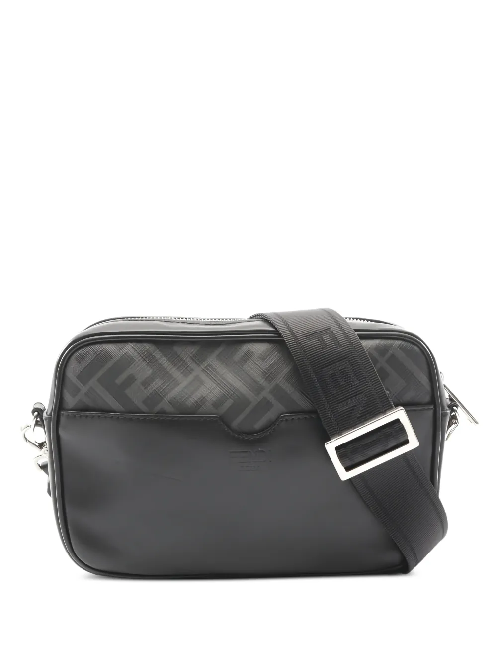 Fendi Pre-Owned Borsa messenger con motivo Zucca anni 2010 - Nero