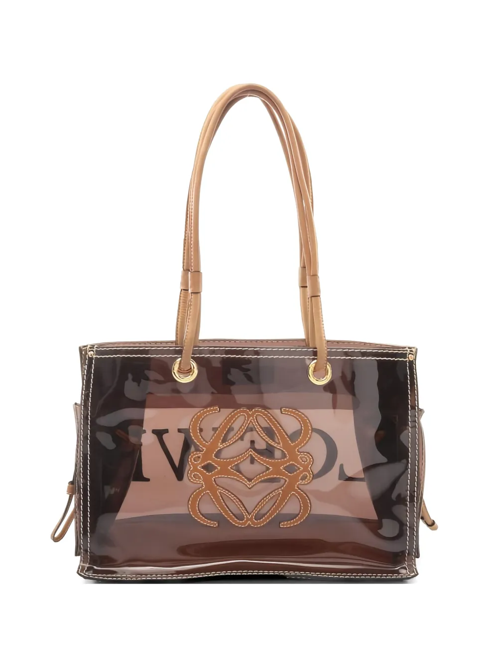 Loewe Pre-Owned Borsa tote Anagram anni 2000 - Marrone