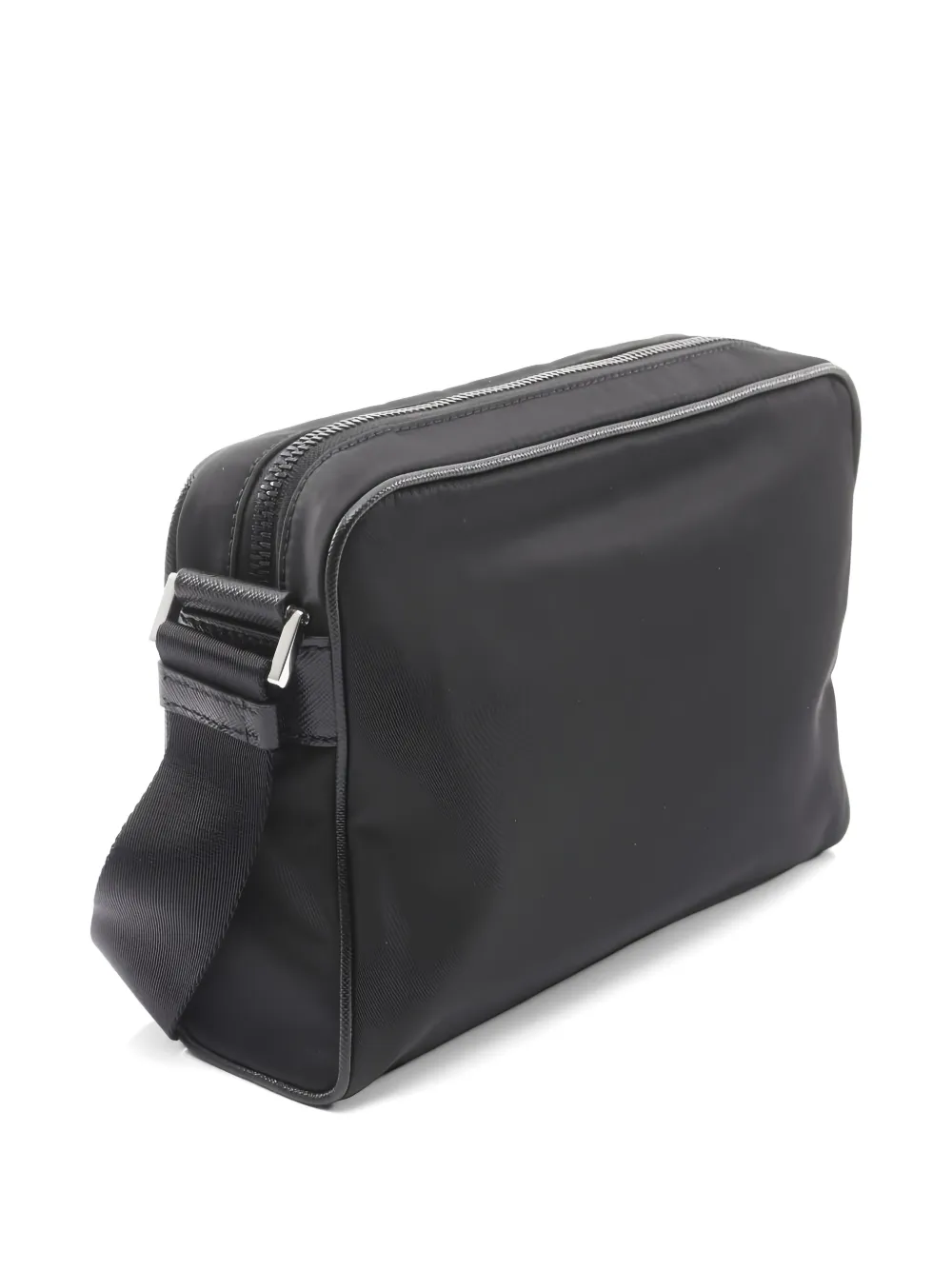Prada Pre-owned 2020s Logo-detail Cross Body Bag in Black, view 2