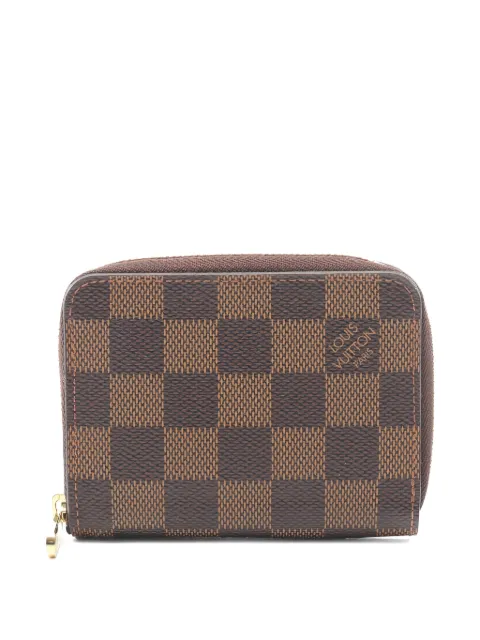 Louis Vuitton Pre-Owned 2012 damier-pattern zip-up wallet