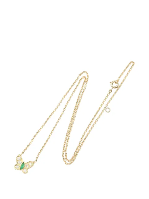 Van Cleef & Arpels Pre-Owned 2010s バタフライ ネックレス 18Kイエローゴールド