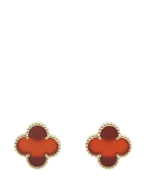 Van Cleef & Arpels Pre-Owned 2010's Alhambra Carnelian earrings