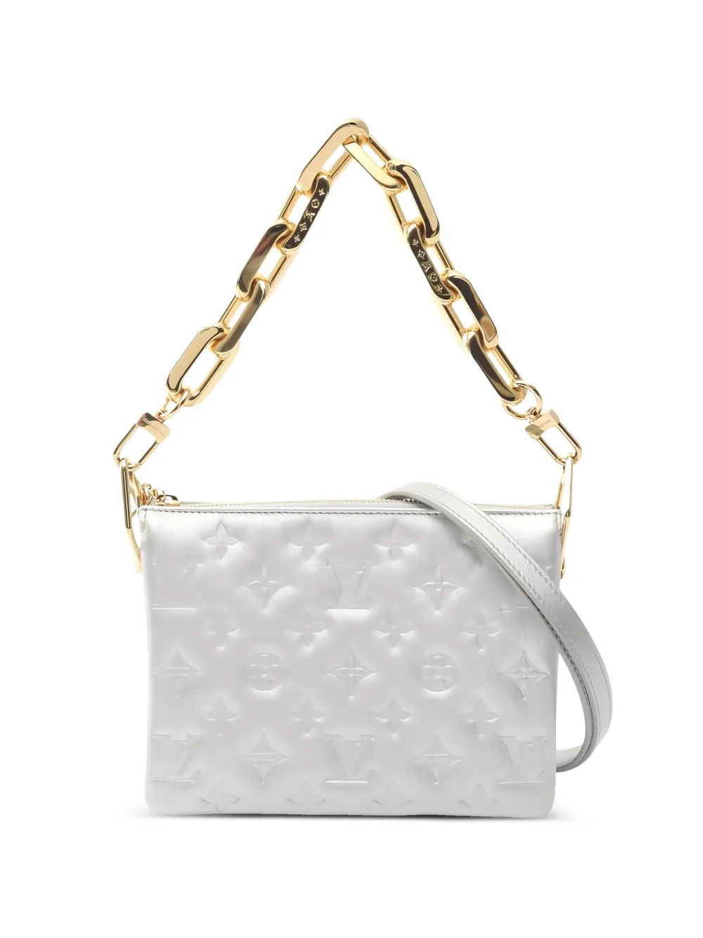 Louis Vuitton Pre-Owned 2000s monogram-embossed shoulder bag - Argento