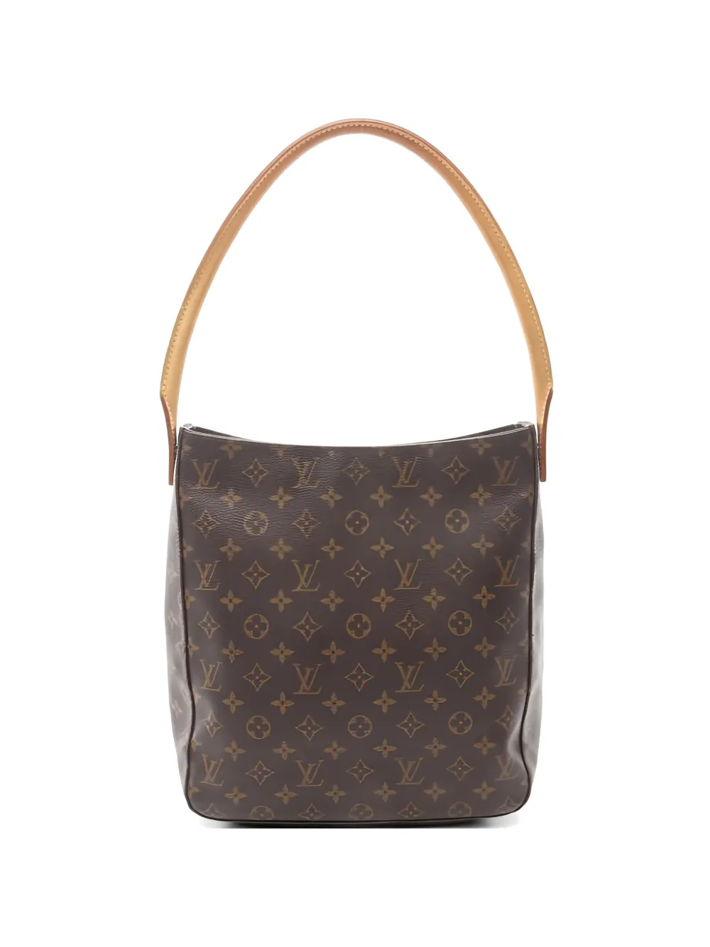Louis Vuitton Pre-Owned 2002 Looping GM monogram-canvas shoulder bag - Marrone