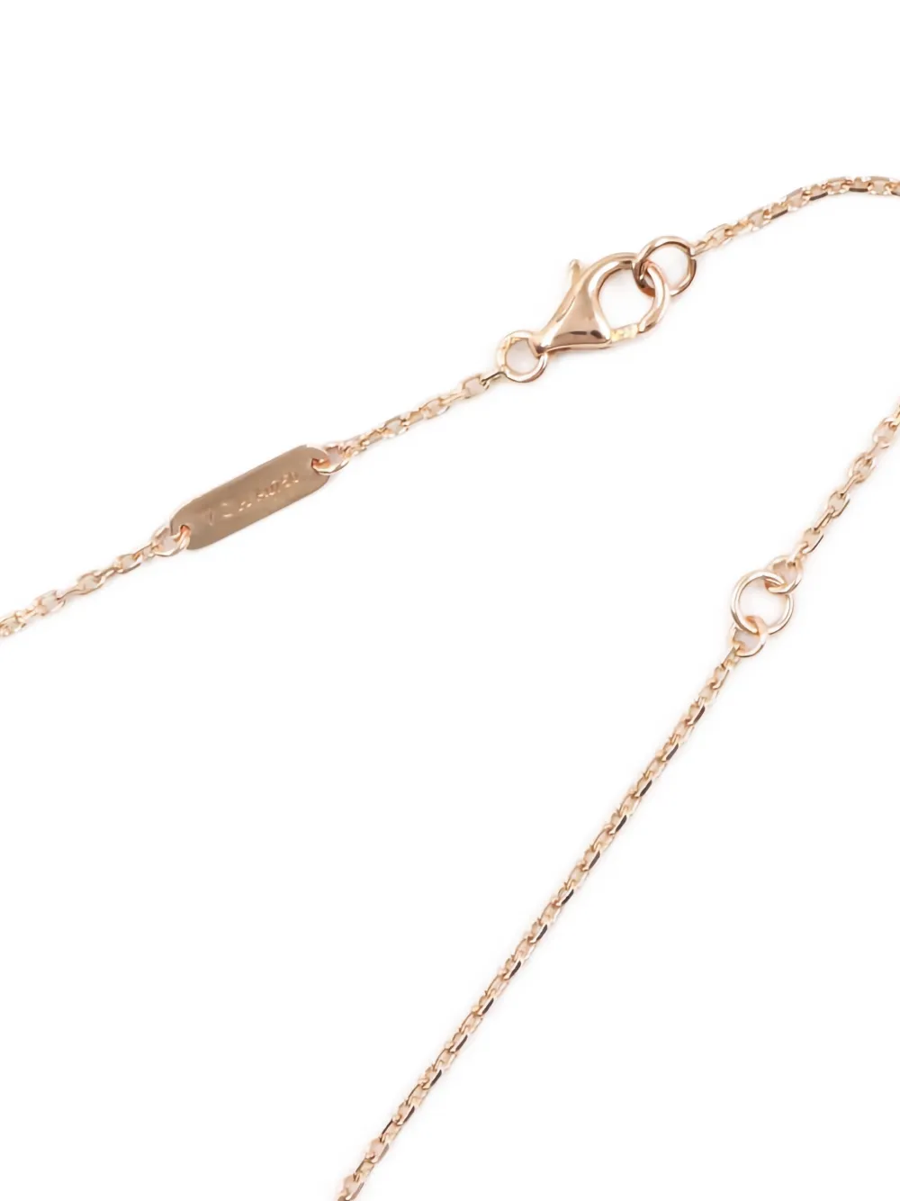  Van Cleef & Arpels Pre-owned 2010 18kt Rose Gold Alhambra Necklace - Pink 
