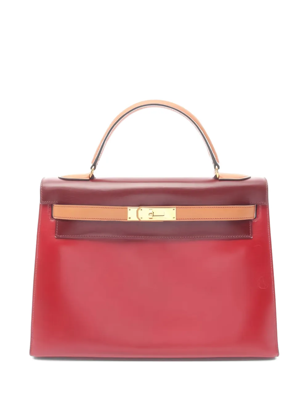 Hermès Pre-Owned 1988 Kelly 32 leather tote bag - Rot