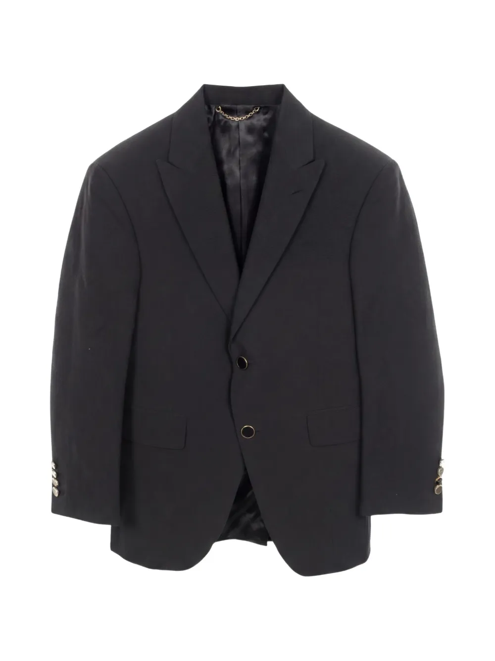 Louis Vuitton Pre-Owned 2010s monogram-embossed blazer - Nero