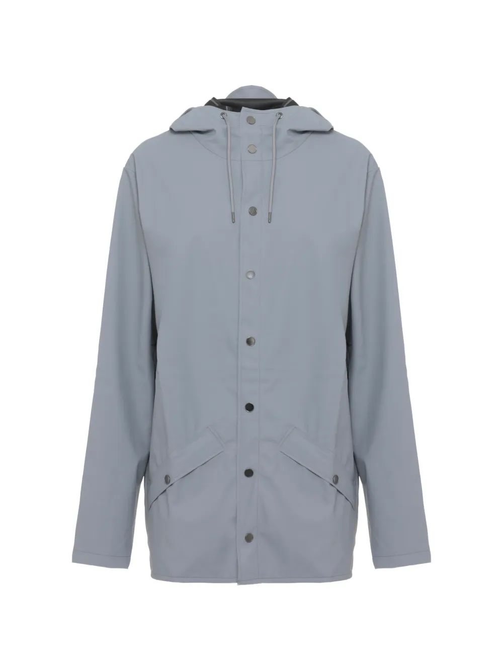 Rains button hoodie coat - Blu