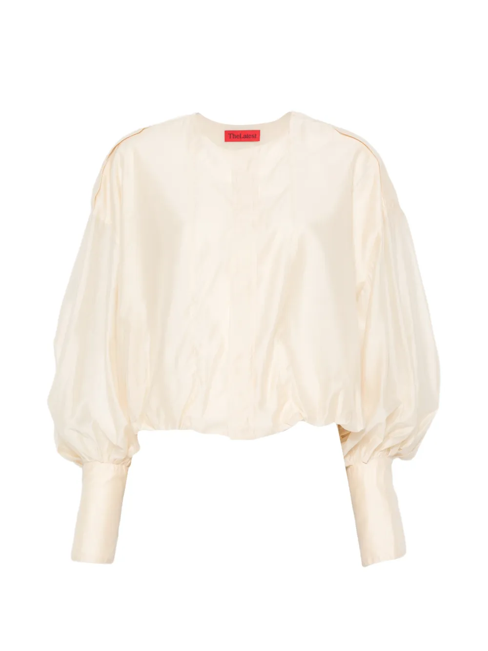 THELATEST epaulette puff-sleeve shirt - Toni neutri