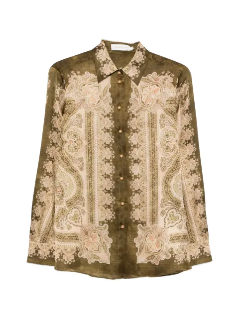 ZIMMERMANN Luna paisley buttoned shirt