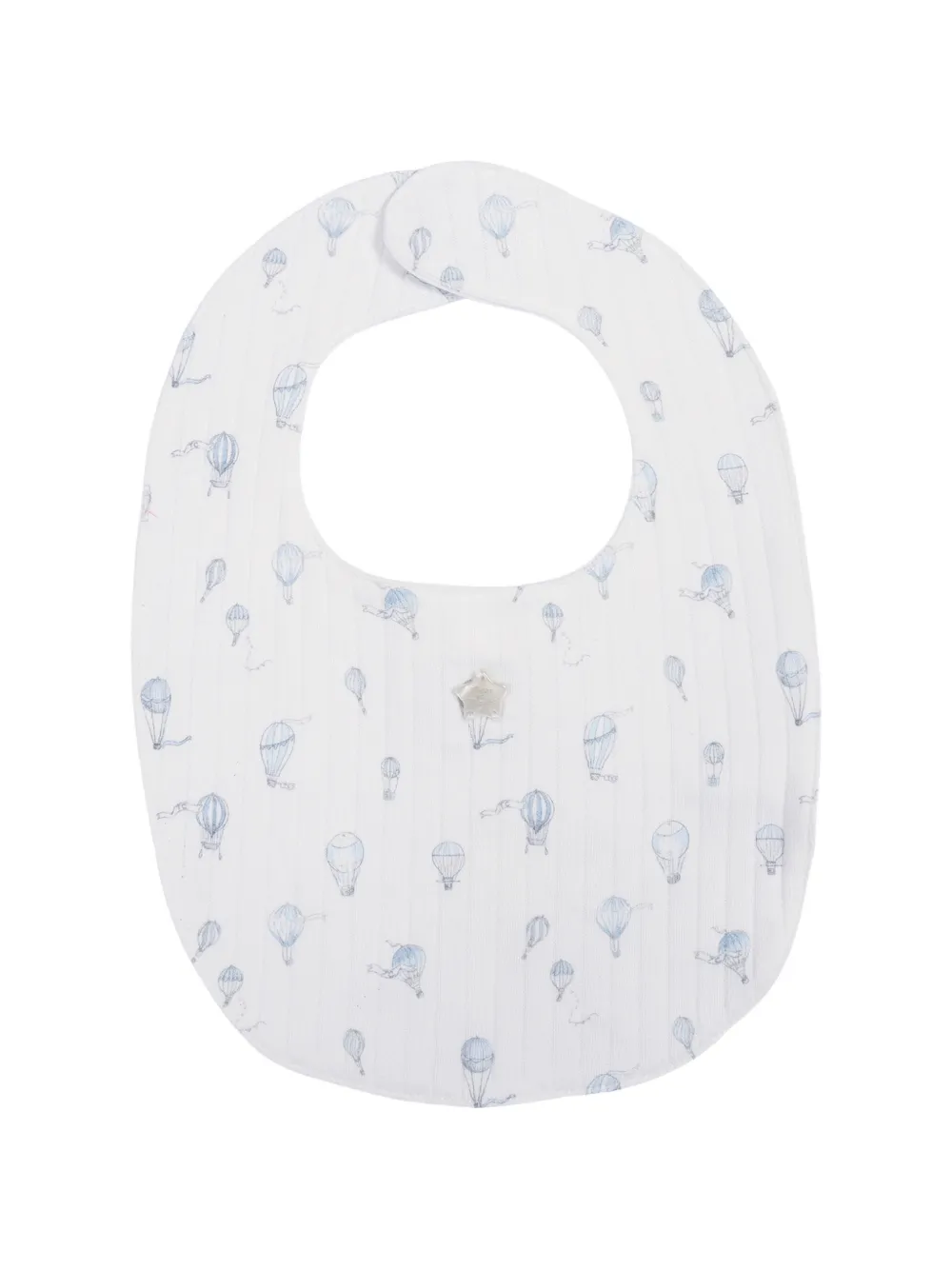 Tartine Et Chocolat hot-air-balloon-print bib - Weiß