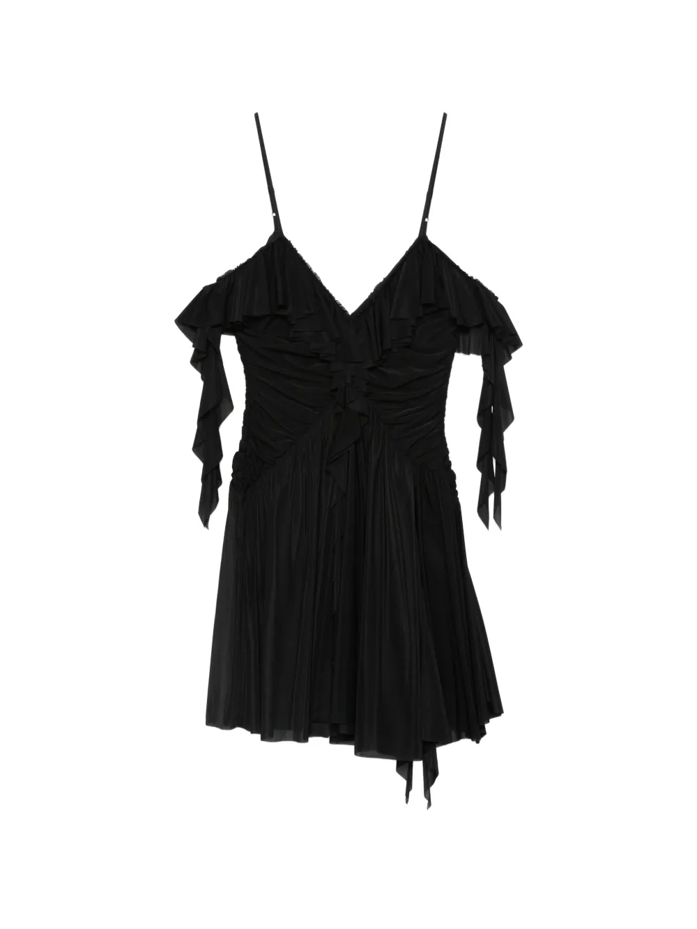 Aniye By Xena ruffled mini dress - Nero
