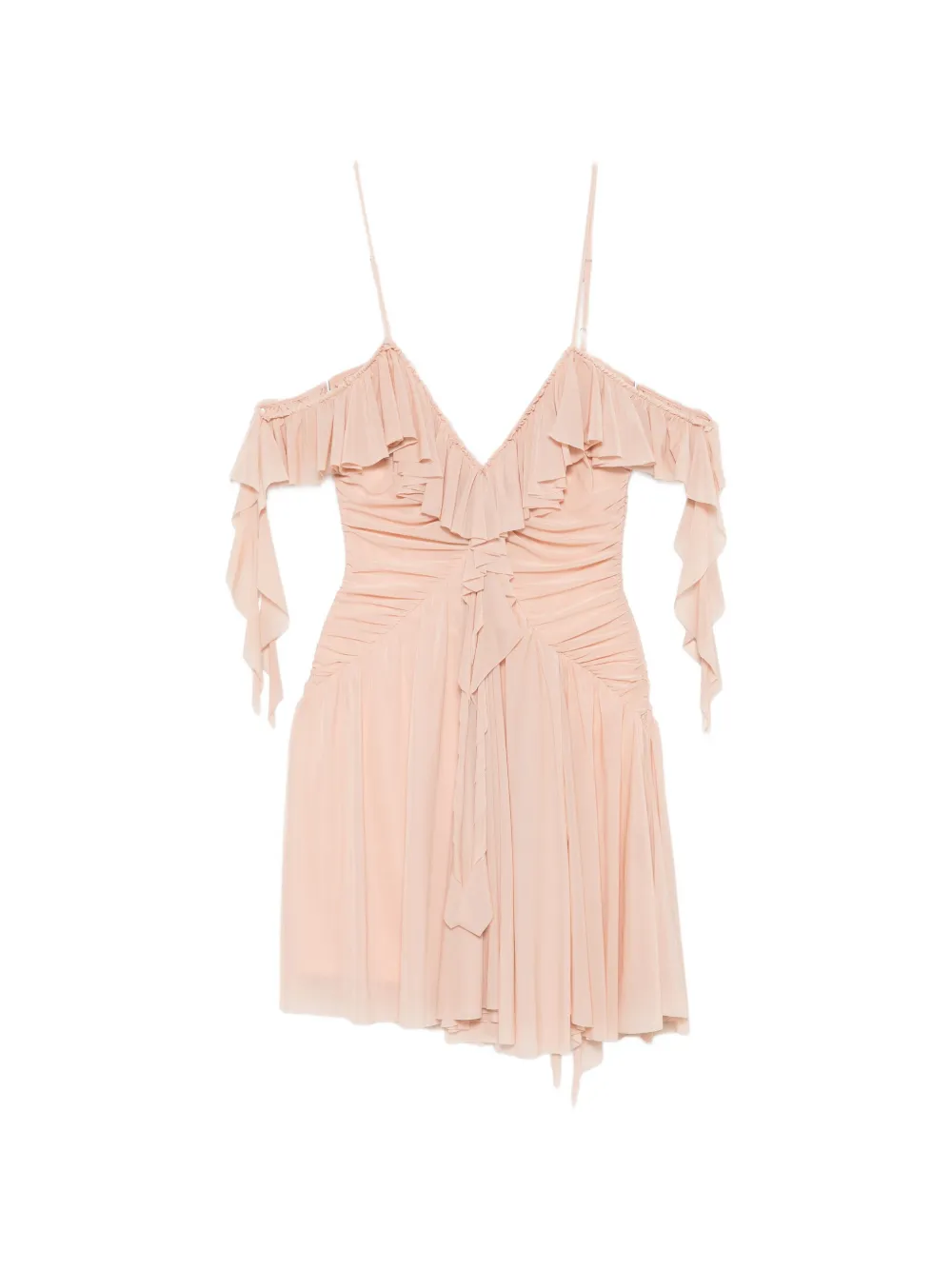 Aniye By Xena Ruffled Mini Dress In Pink