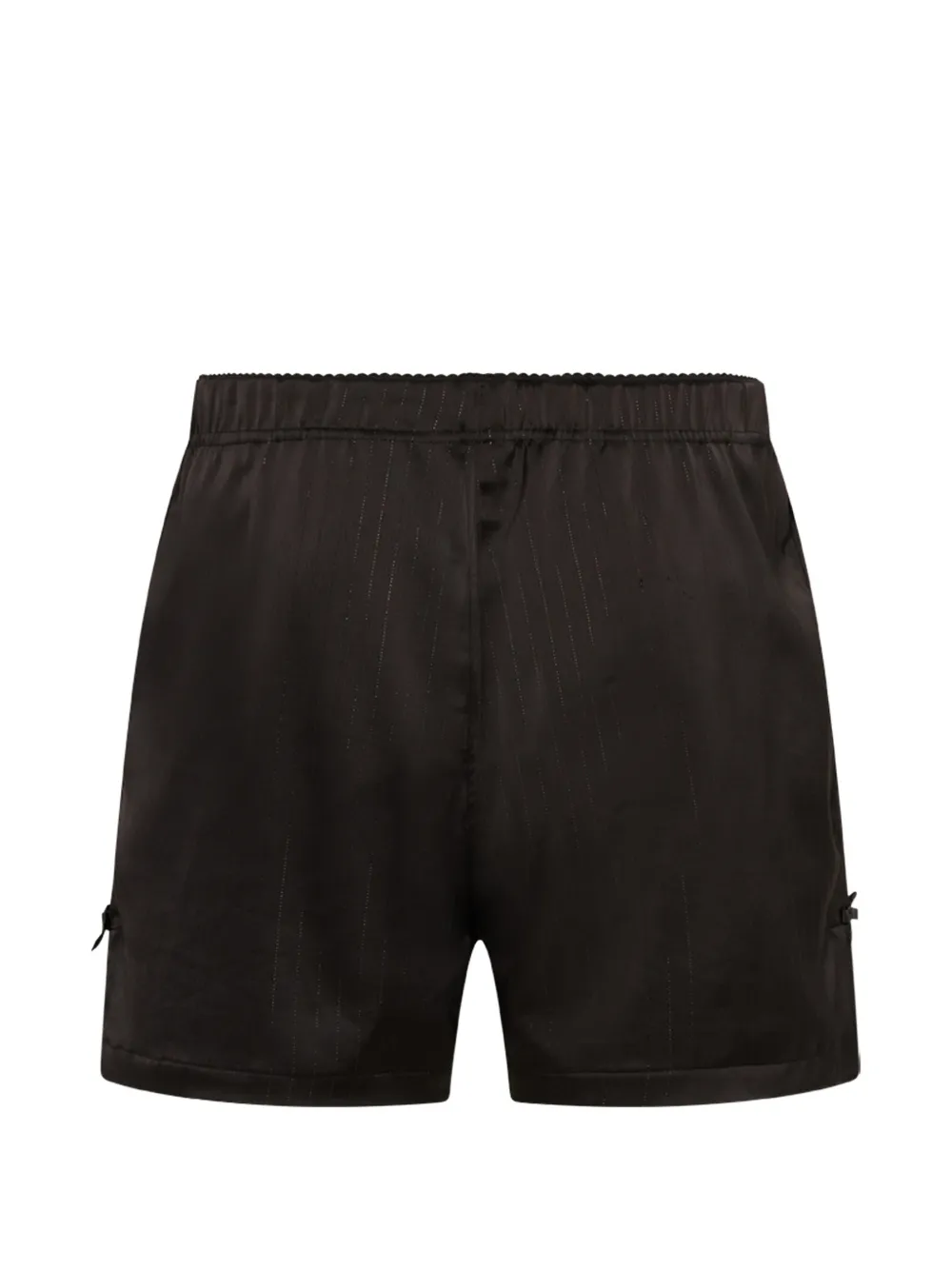 Martine Rose Shorts met afwerking van kant Zwart