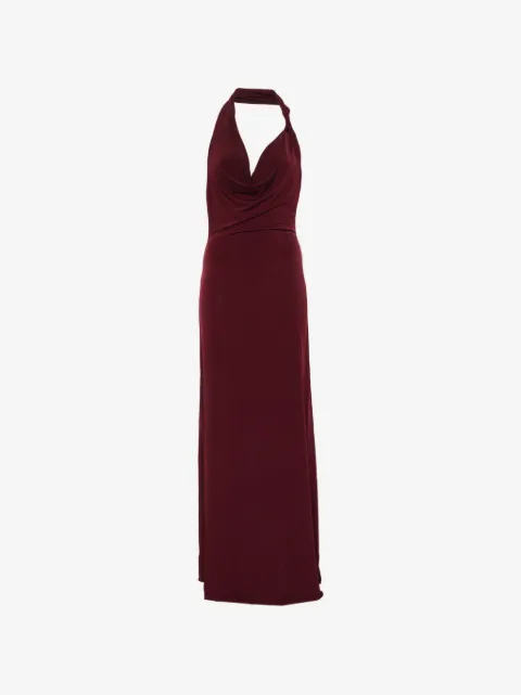 Aniye By Knot Norah halterneck cowl-neck maxi dress