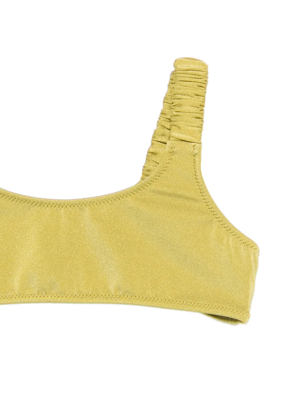  Mc2 Saint Barth Tailor Gathered Bikini - Green 