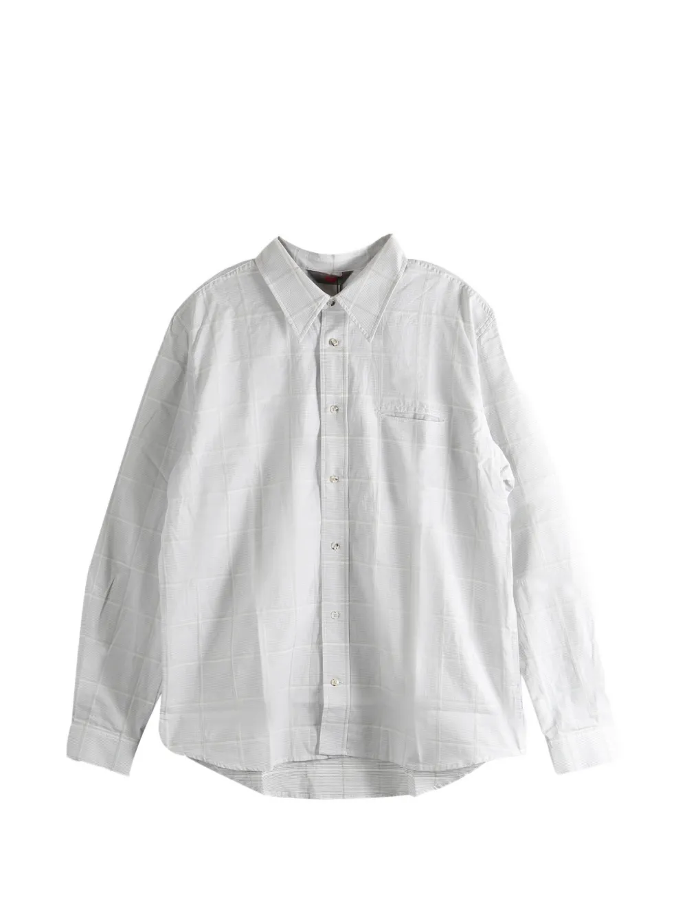 Kiko Kostadinov check shirt - Bianco