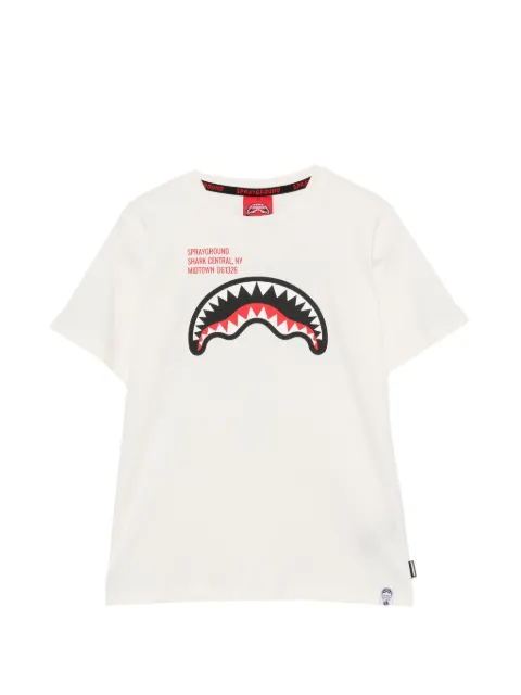 sprayground kid shark-mouth-print T-shirt
