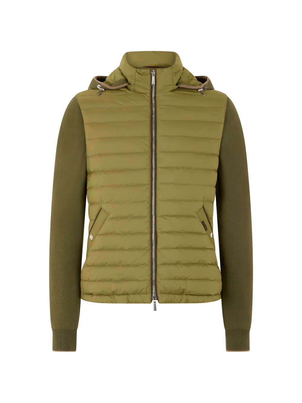 Moorer hooded padded jacket - Green