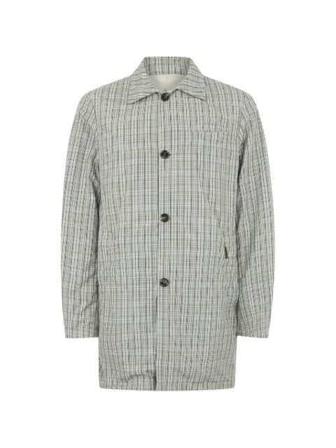 Moorer 체크 버튼 코트