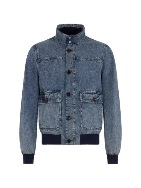 Moorer collar denim jacket