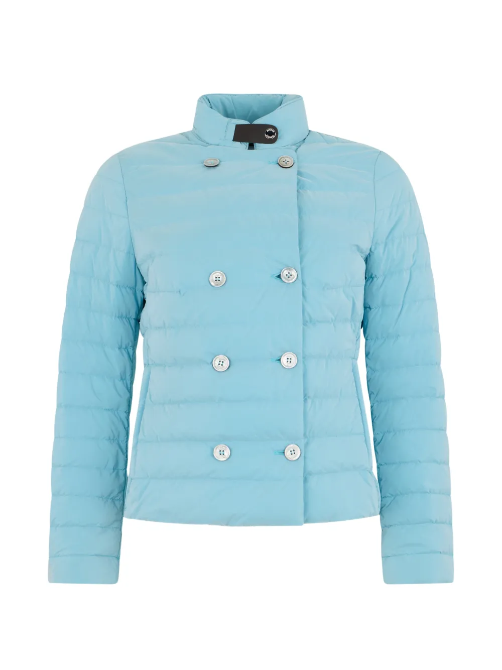 Moorer button padded jacket - Blu