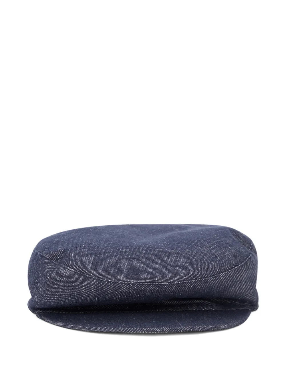 Fabiana Filippi curved brim denim hat - Blu