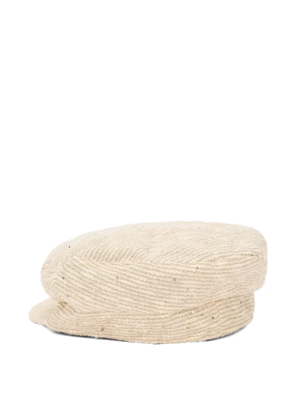  Fabiana Filippi Oval Shape Beret - Neutrals 