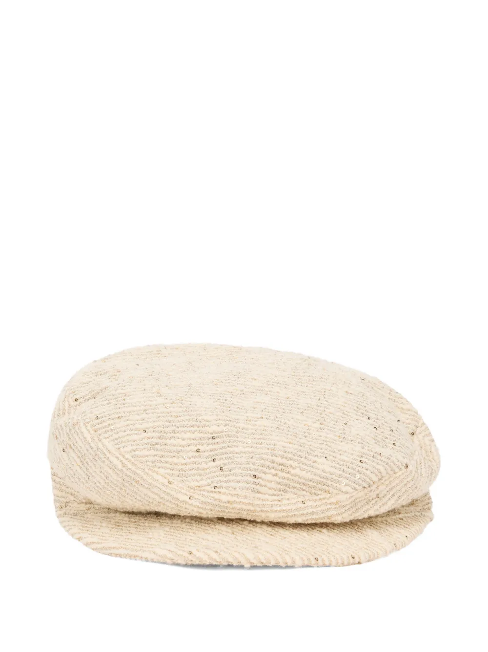 Fabiana Filippi oval shape beret - Nude