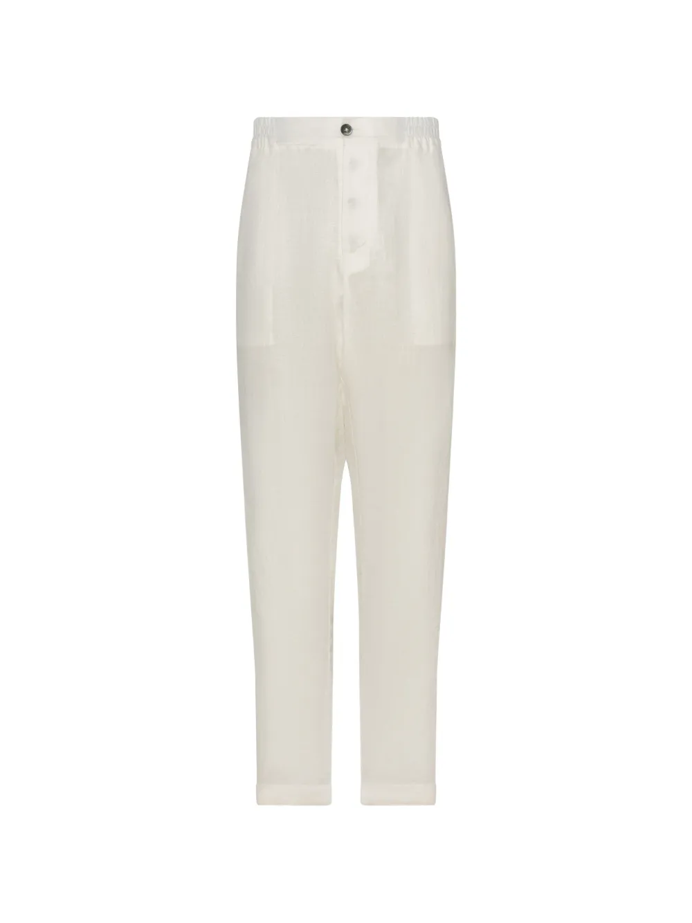 FRANZESE COLLECTION linen trousers - Toni neutri