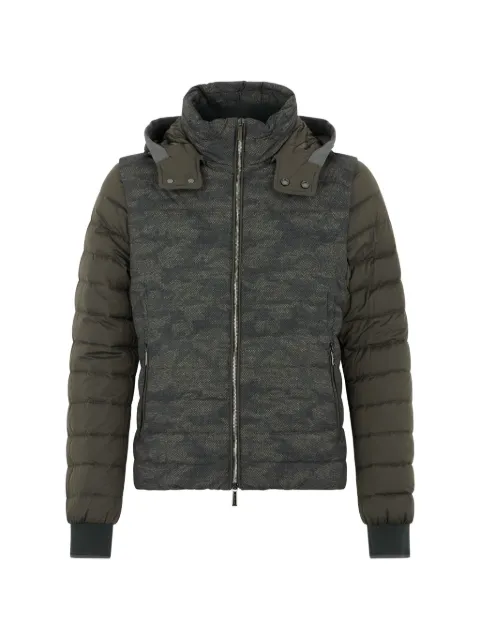 Moorer padded hooded jacket