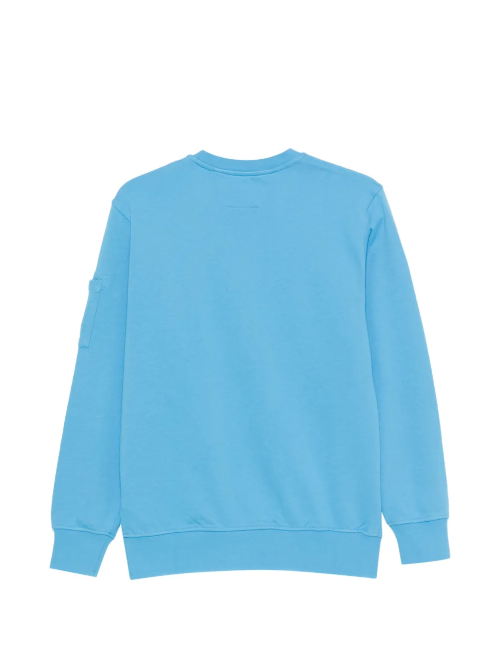 C.P. Company Kids Sweater met Lens-detail en zak op de mouw Blauw