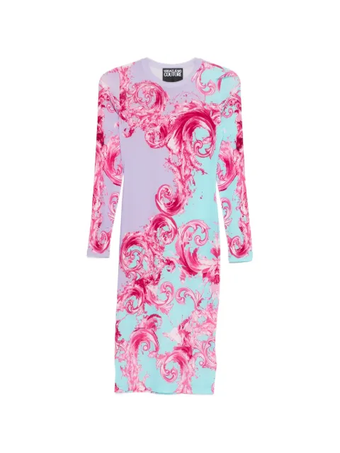 Versace Jeans Couture Barocco-printed midi dress